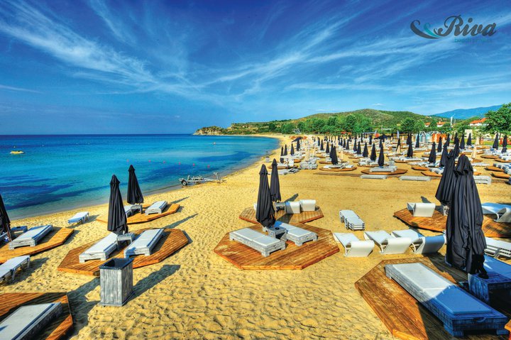 На плаж в Гърция Амолофи Кавала
